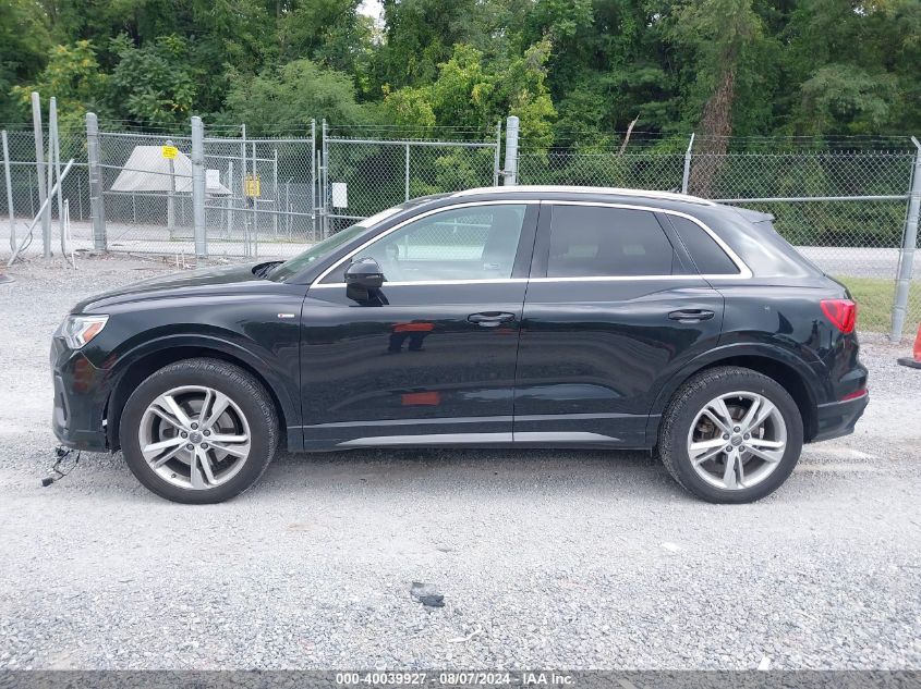 2020 Audi Q3 Premium Plus S-Line VIN: WA1EEDF30L1036392 Lot: 40039927