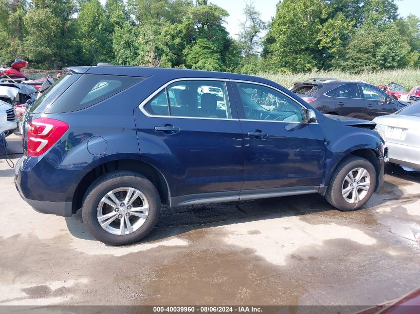 2016 Chevrolet Equinox Ls VIN: 2GNFLEEK2G6220063 Lot: 40039960