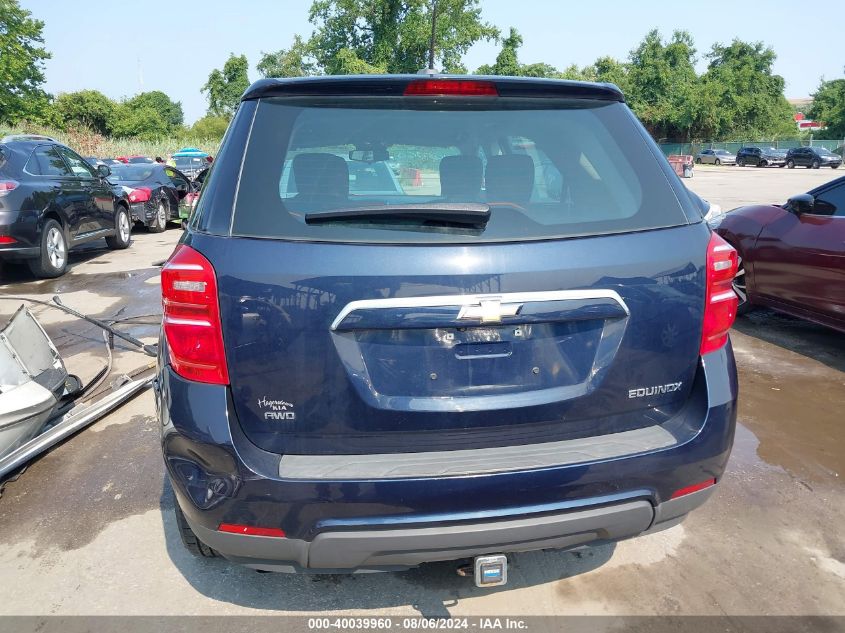 2016 CHEVROLET EQUINOX LS - 2GNFLEEK2G6220063