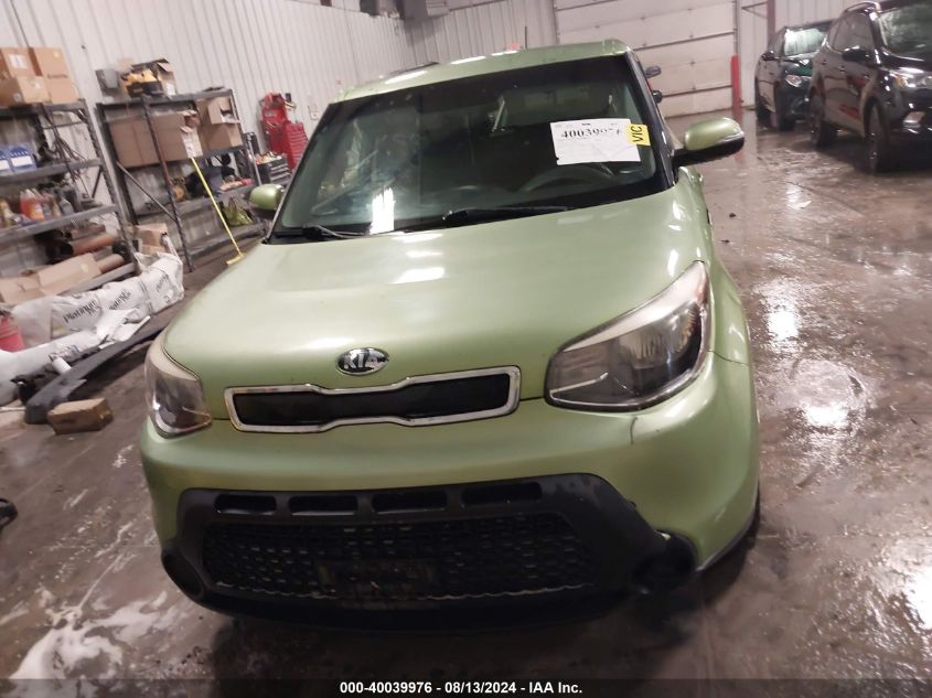 2014 Kia Soul + VIN: KNDJP3A57E7714833 Lot: 40039976