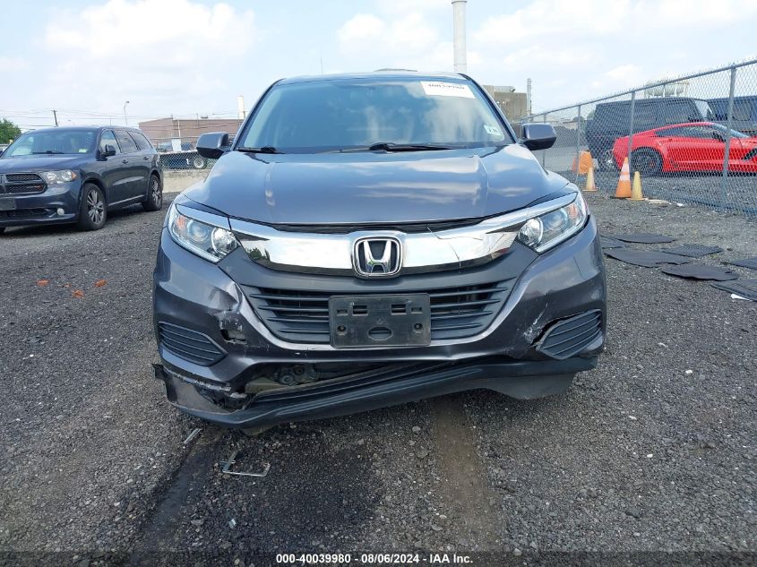 2021 Honda Hr-V Awd Lx VIN: 3CZRU6H31MM723625 Lot: 40039980