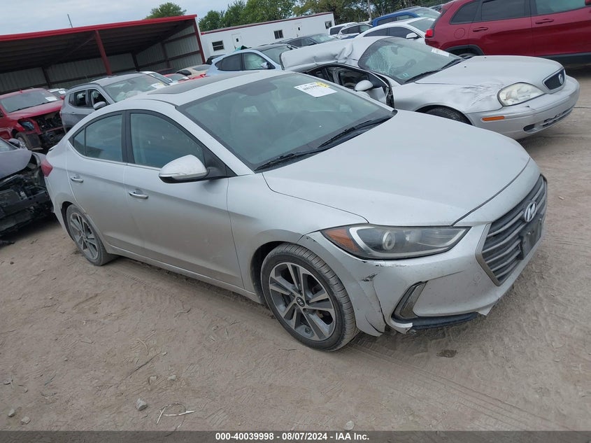 VIN KMHD84LF8HU063249 2017 HYUNDAI ELANTRA LIMITED