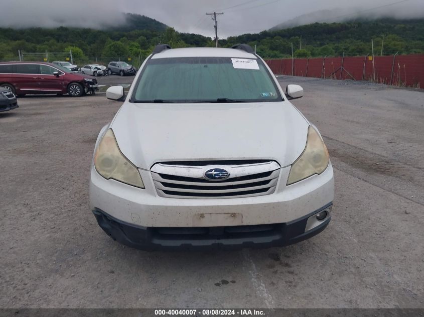 2010 Subaru Outback 2.5I Premium VIN: 4S4BRBBC6A3376022 Lot: 40040007