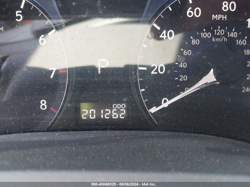 2010 Lexus Rx 350 VIN: 2T2BK1BA4AC077374 Lot: 40040029