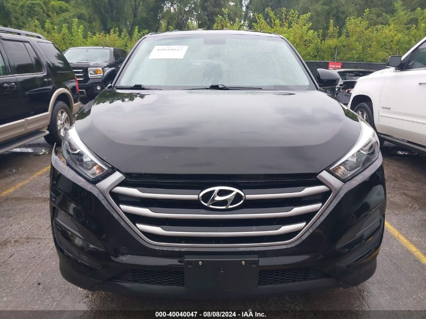 2017 Hyundai Tucson Se VIN: KM8J23A4XHU391532 Lot: 40040047