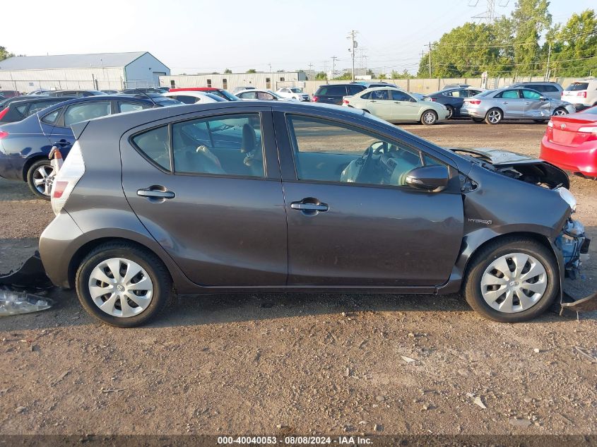 2012 Toyota Prius C VIN: JTDKDTB35C1501566 Lot: 40040053