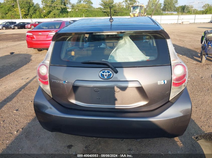 2012 Toyota Prius C VIN: JTDKDTB35C1501566 Lot: 40040053