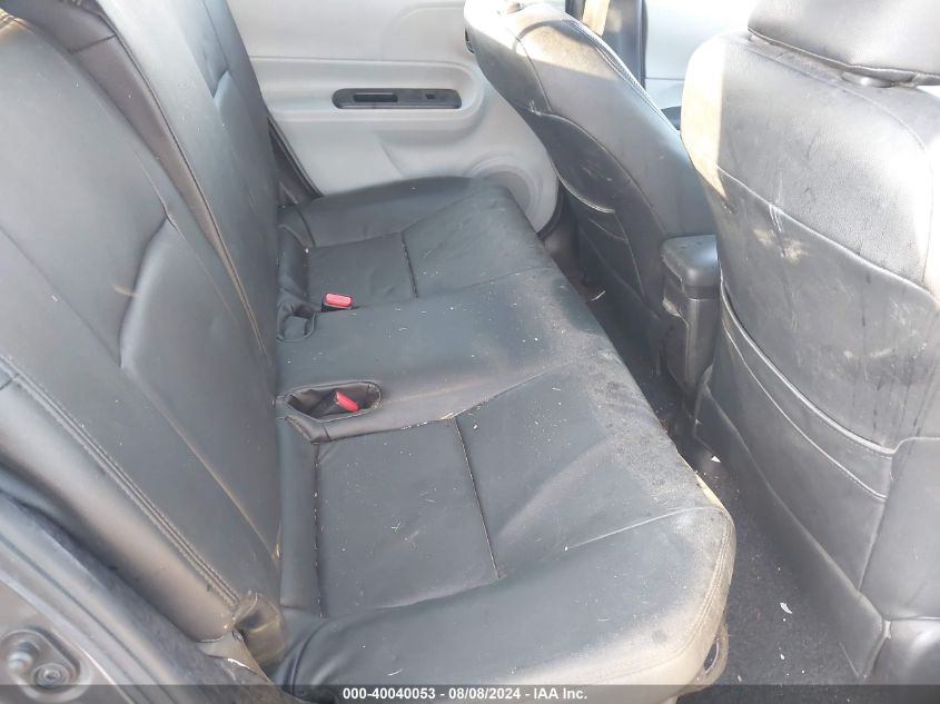 2012 Toyota Prius C VIN: JTDKDTB35C1501566 Lot: 40040053