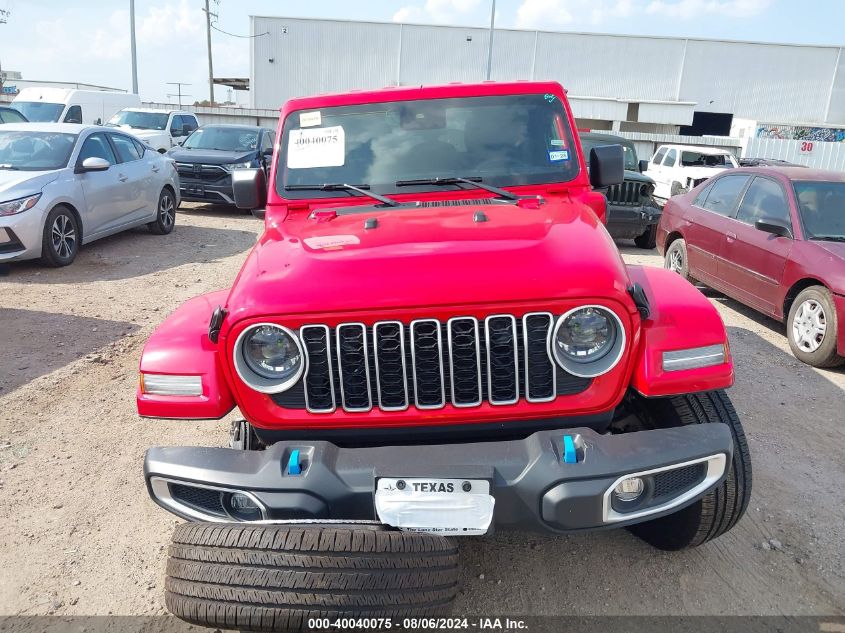 2024 Jeep Wrangler 4Xe Sahara 4Xe VIN: 1C4RJXP60RW254700 Lot: 40040075