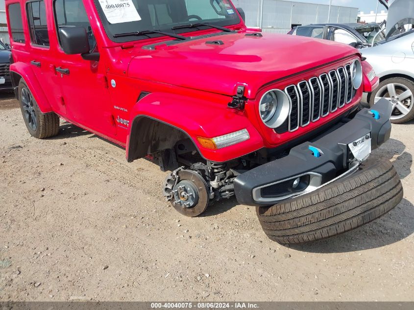 2024 Jeep Wrangler 4Xe Sahara 4Xe VIN: 1C4RJXP60RW254700 Lot: 40040075