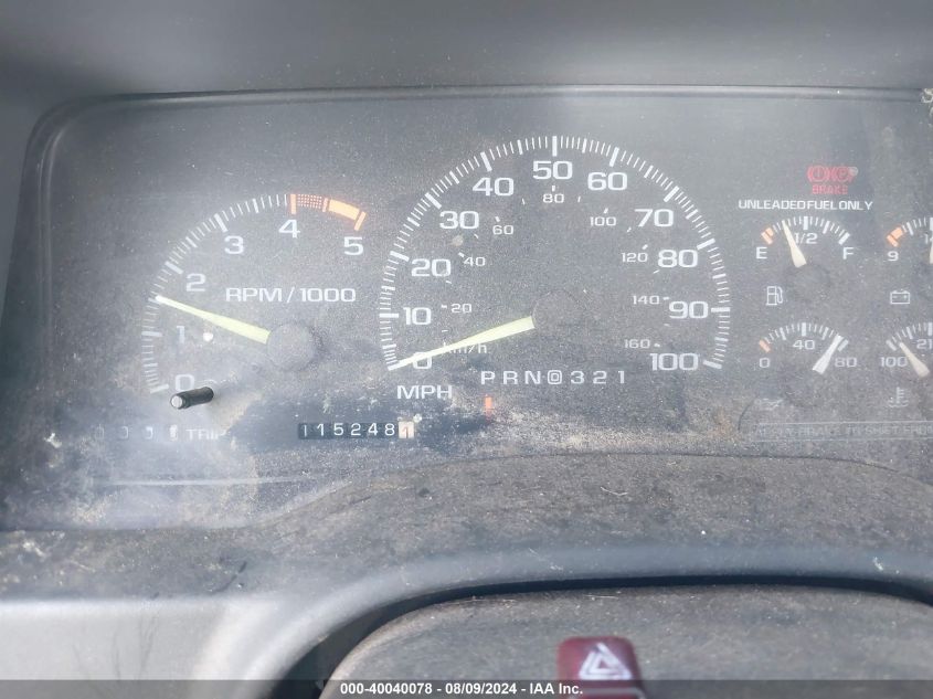 1995 Chevrolet Gmt-400 C2500 VIN: 1GCGC29K0SE126922 Lot: 40040078