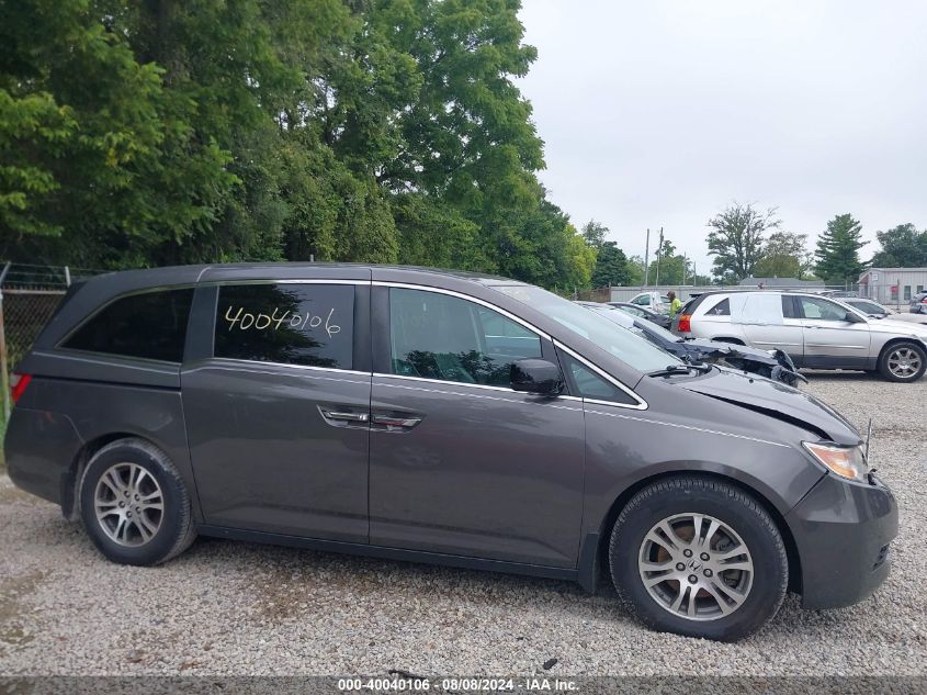 2012 Honda Odyssey Ex-L VIN: 5FNRL5H65CB108835 Lot: 40040106