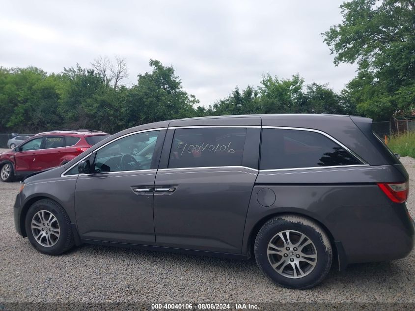 2012 Honda Odyssey Ex-L VIN: 5FNRL5H65CB108835 Lot: 40040106