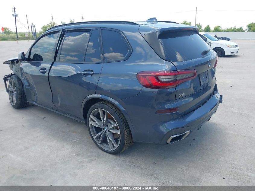 2021 BMW X5 M50I VIN: 5UXJU4C08M9E08051 Lot: 40040107