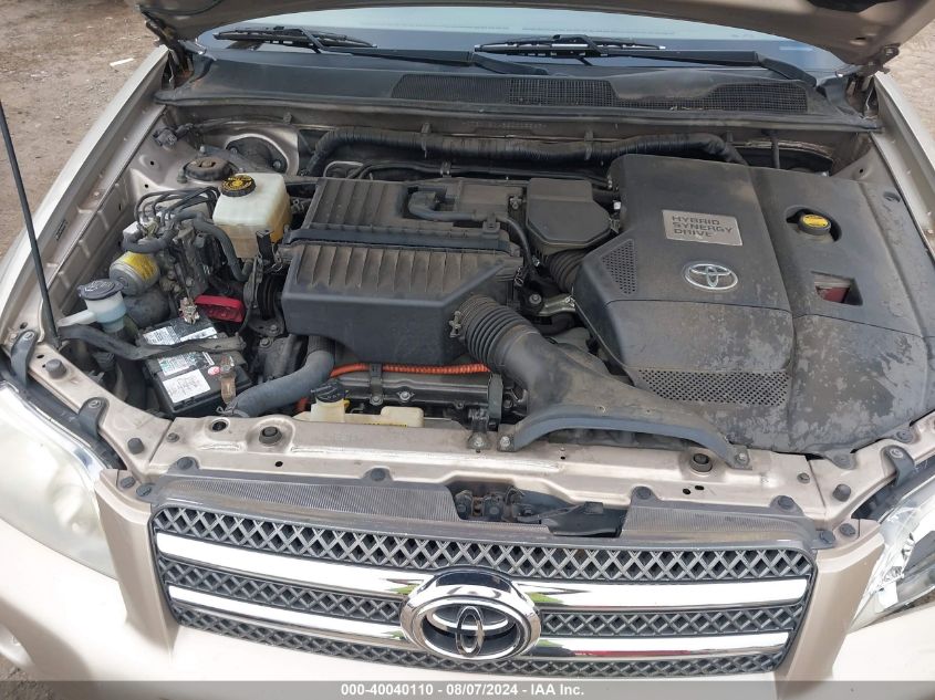 2006 Toyota Highlander Hybrid VIN: JTEDW21A860002263 Lot: 40040110