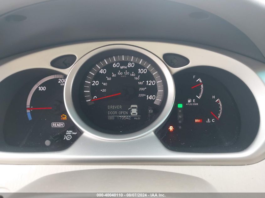 2006 Toyota Highlander Hybrid VIN: JTEDW21A860002263 Lot: 40040110