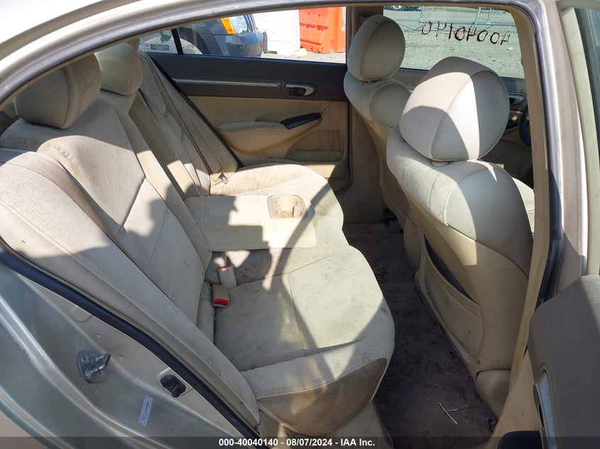 2008 Honda Civic Ex VIN: 1HGFA168X8L056033 Lot: 40040140