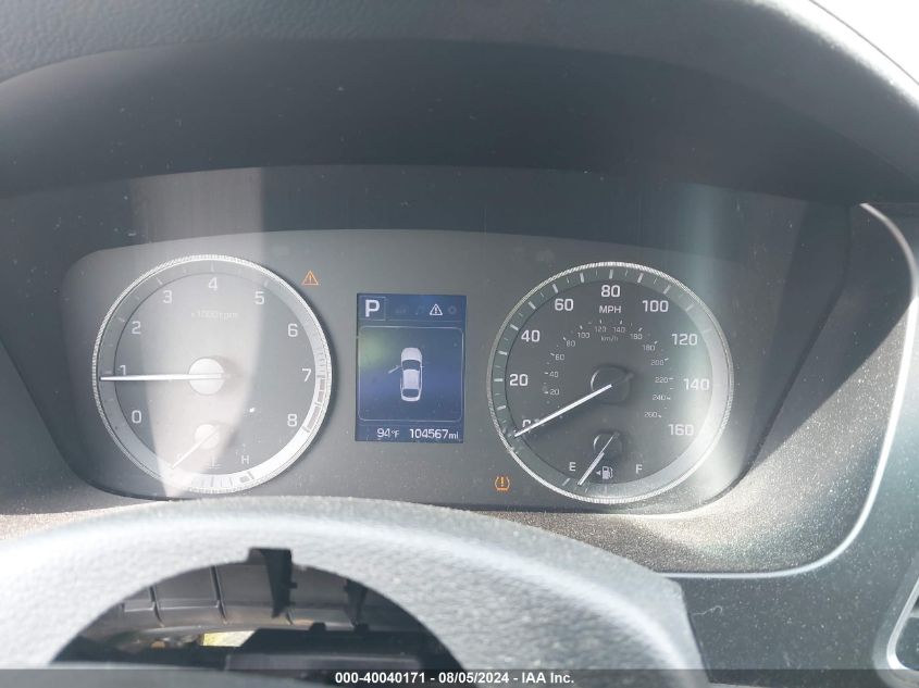 VIN 5NPE34AF1HH575195 2017 HYUNDAI SONATA SPORT