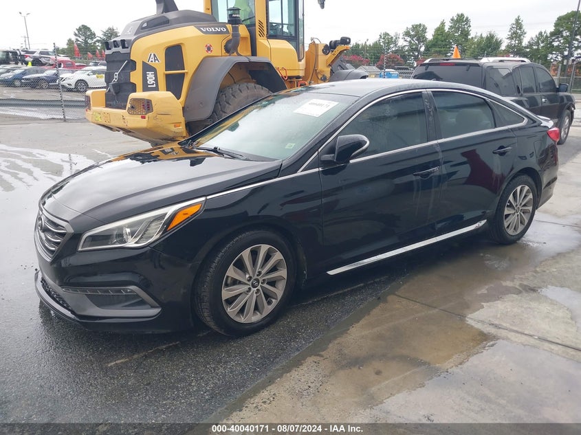 VIN 5NPE34AF1HH575195 2017 HYUNDAI SONATA SPORT