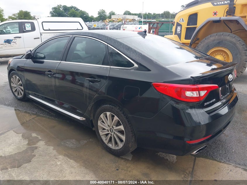 VIN 5NPE34AF1HH575195 2017 HYUNDAI SONATA SPORT