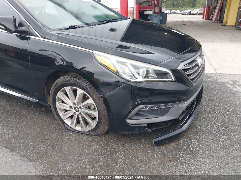 VIN 5NPE34AF1HH575195 2017 HYUNDAI SONATA SPORT
