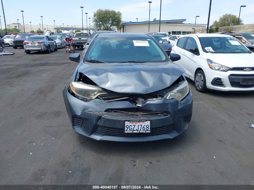 2014 Toyota Corolla Le VIN: 2T1BURHE1EC033006 Lot: 40040187