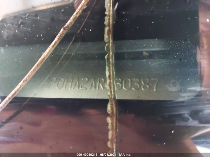 2010 Ford Fusion Se VIN: 3FAHP0HA2AR430387 Lot: 40040213