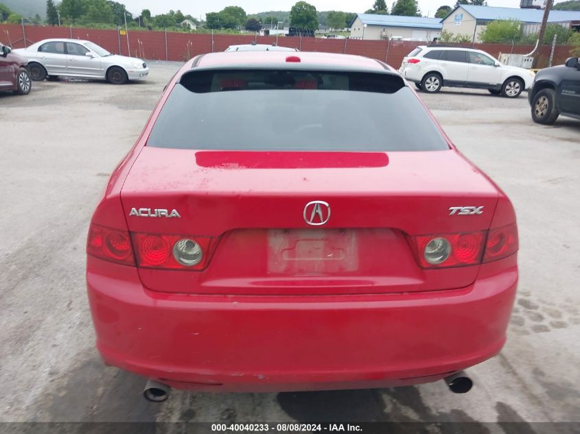 2006 Acura Tsx VIN: JH4CL96856C026654 Lot: 40040233