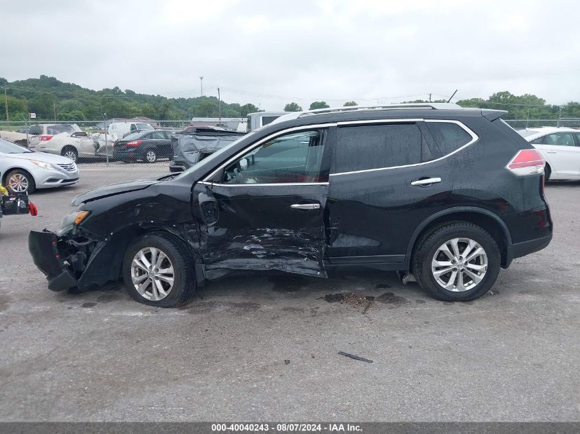 2014 Nissan Rogue Sv VIN: 5N1AT2MV9EC755310 Lot: 40040243