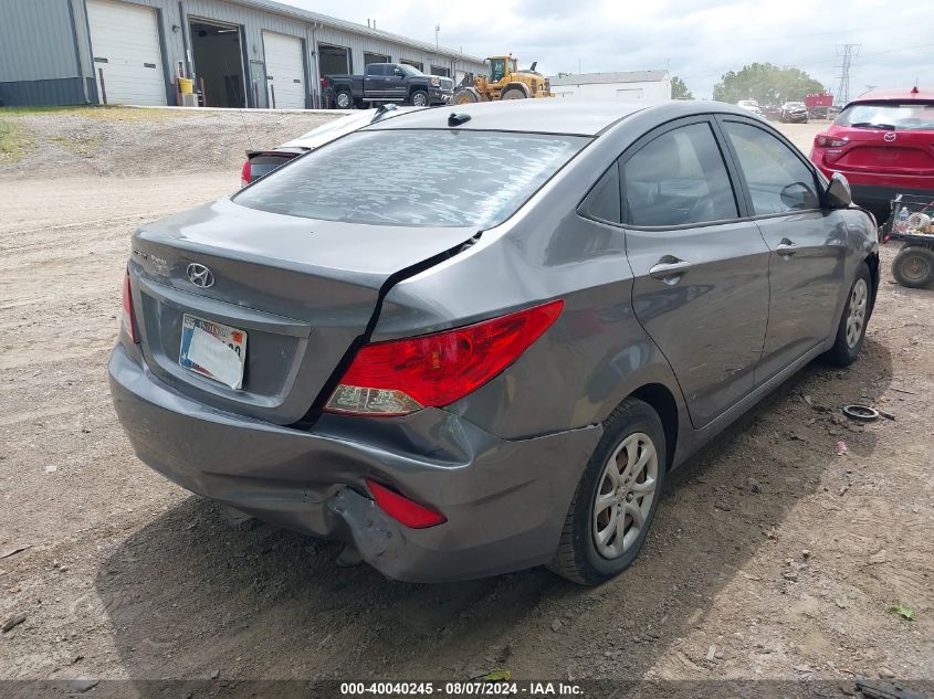 2014 Hyundai Accent Gls/Gs VIN: KMHCT4AE2EU753174 Lot: 40040245