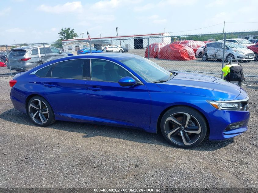 2018 Honda Accord Sport VIN: 1HGCV1F30JA180096 Lot: 40040262