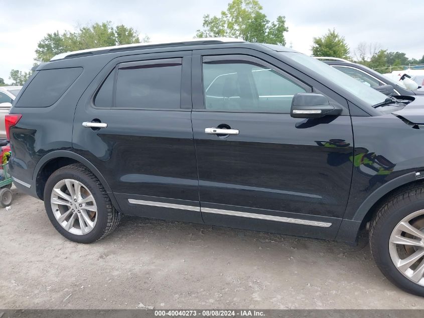 2019 Ford Explorer Limited VIN: 1FM5K8F81KGA71211 Lot: 40040273