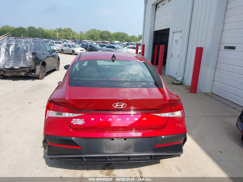 2024 HYUNDAI ELANTRA SEL - KMHLS4DG2RU678952