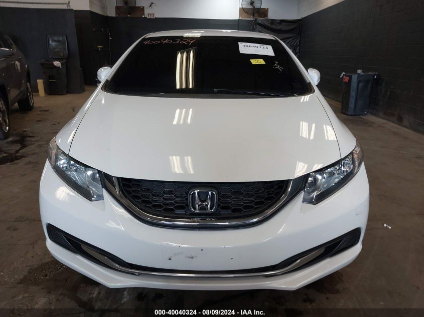 2014 Honda Civic Lx VIN: 19XFB2F55EE200745 Lot: 40040324