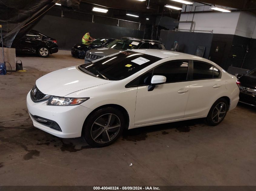 2014 Honda Civic Lx VIN: 19XFB2F55EE200745 Lot: 40040324