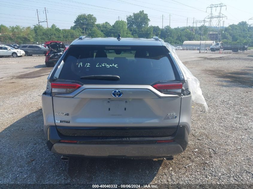 2021 Toyota Rav4 Hybrid Xse VIN: 2T3E6RFVXMW006787 Lot: 40040332