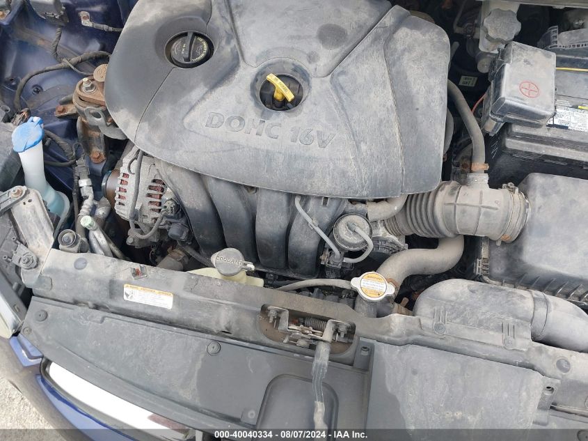 2012 Hyundai Elantra Limited VIN: 5NPDH4AE9CH106644 Lot: 40040334