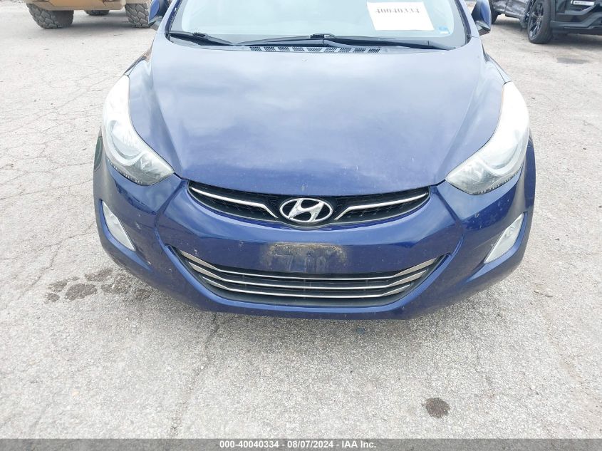 2012 Hyundai Elantra Limited VIN: 5NPDH4AE9CH106644 Lot: 40040334