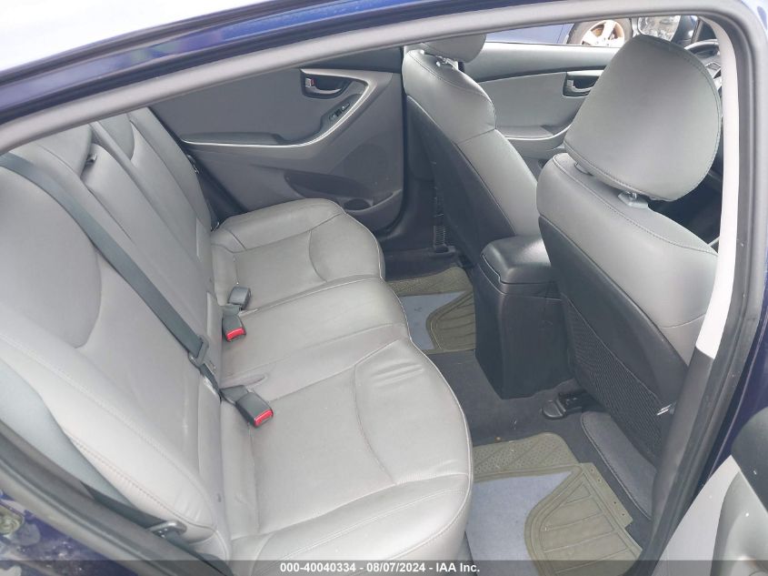 2012 Hyundai Elantra Limited VIN: 5NPDH4AE9CH106644 Lot: 40040334