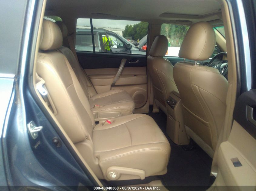 2013 Toyota Highlander Se V6 VIN: 5TDBK3EH7DS245772 Lot: 40040360