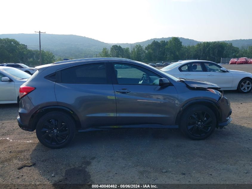 2022 Honda Hr-V Awd Sport VIN: 3CZRU6H19NM715255 Lot: 40040462