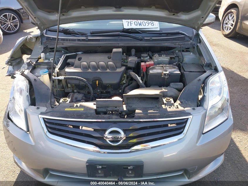 2012 Nissan Sentra 2.0 S VIN: 3N1AB6AP2CL671368 Lot: 40040464