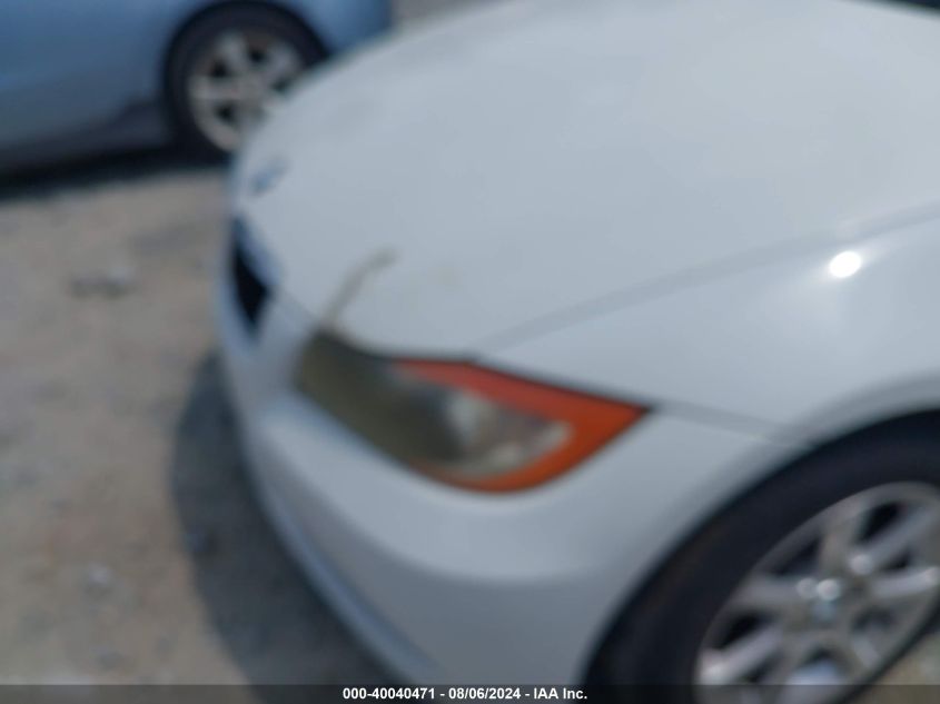 2007 BMW 328 I VIN: WBAVA33537KX70846 Lot: 40040471