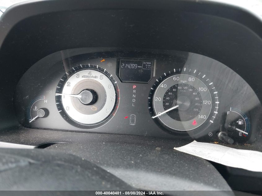 2012 Honda Odyssey Ex VIN: 5FNRL5H43CB080418 Lot: 40040481