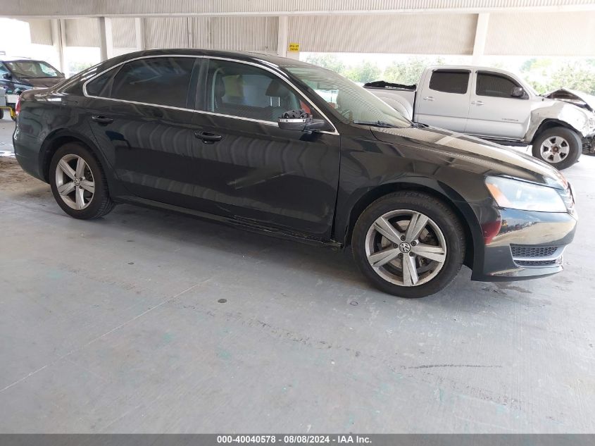 2012 Volkswagen Passat Se VIN: 1VWBH7A35CC076624 Lot: 40040578