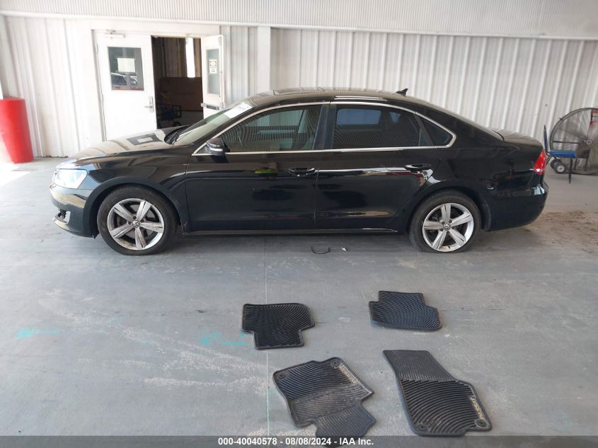 2012 Volkswagen Passat Se VIN: 1VWBH7A35CC076624 Lot: 40040578