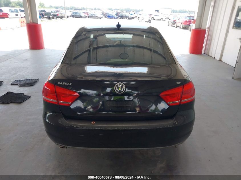 2012 Volkswagen Passat Se VIN: 1VWBH7A35CC076624 Lot: 40040578