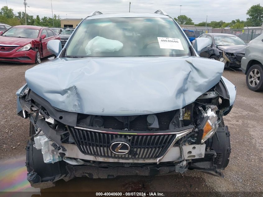 2010 Lexus Rx 350 VIN: 2T2BK1BA4AC028451 Lot: 40040600