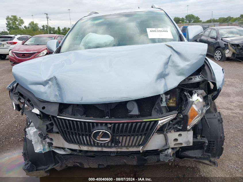 2010 Lexus Rx 350 VIN: 2T2BK1BA4AC028451 Lot: 40040600