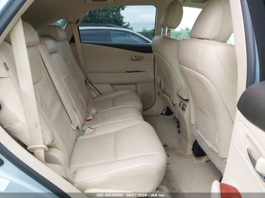 2010 Lexus Rx 350 VIN: 2T2BK1BA4AC028451 Lot: 40040600